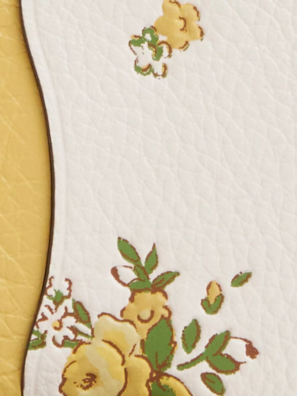 NWT Coach Zip Card Case In Signature Canvas With Floral Print CAU44 - Picture 5 of 5
